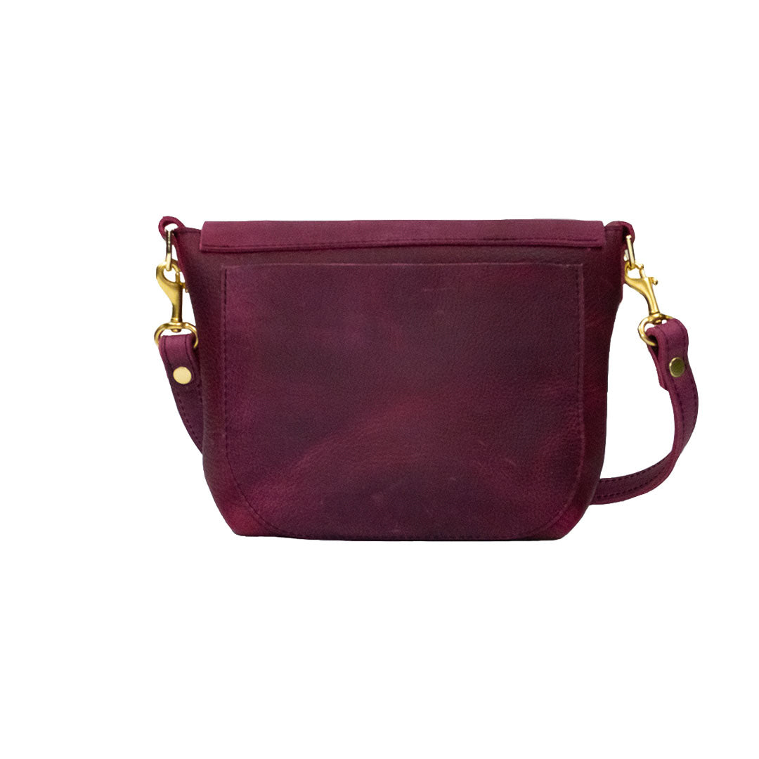 Leather Envelope Crossbody Purse