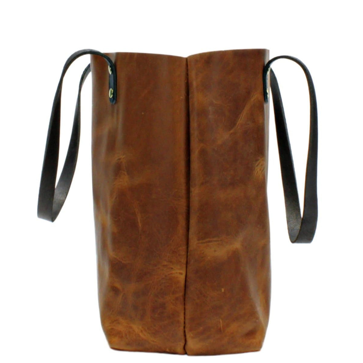 Bucket Tote in English Tan Leather
