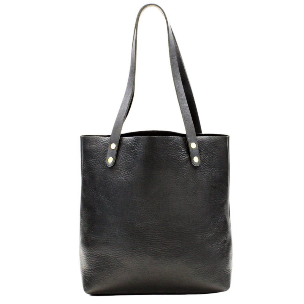 New OTHER AND Karma sale Black Leather Tote Bag With Chain & Leather Straps