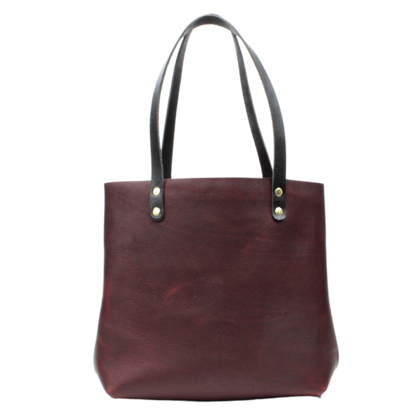 Burgundy Leather Tote