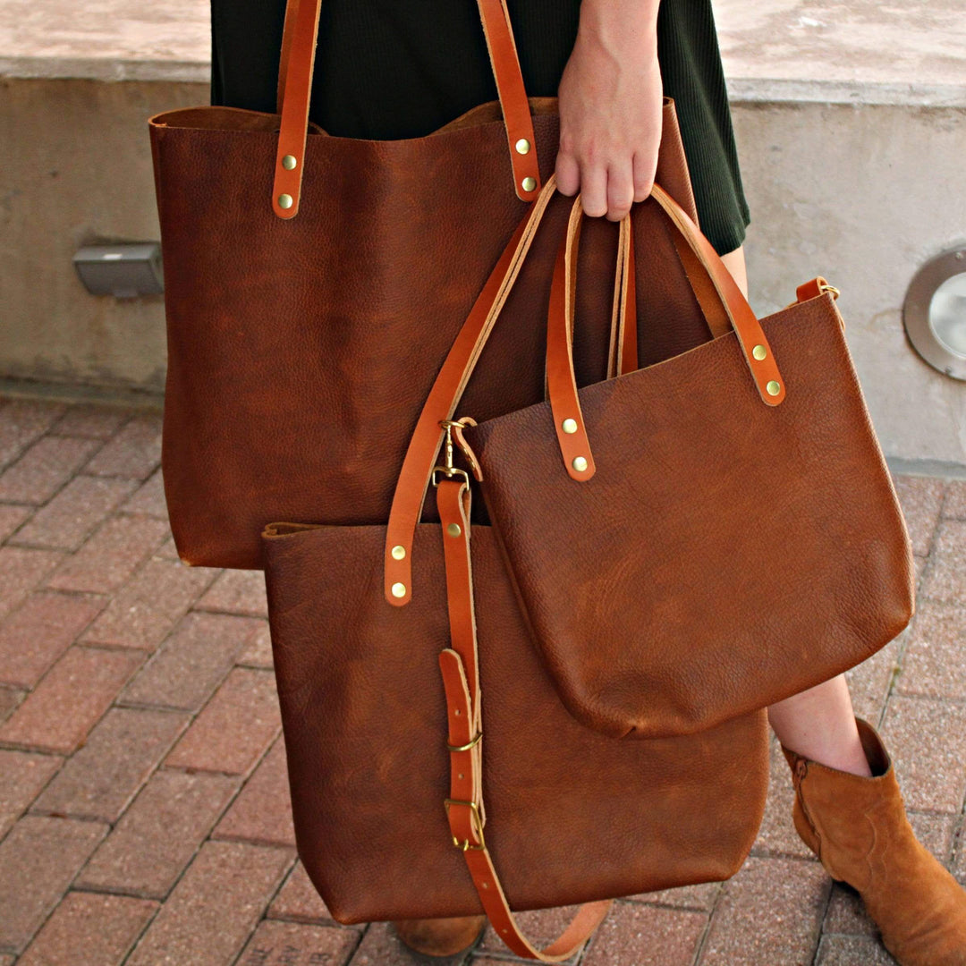 KMM Leather 2024 Tote in Honey