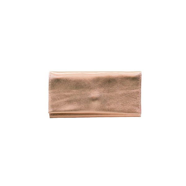 Rose Gold Leather Wallets for Women Kerry No l