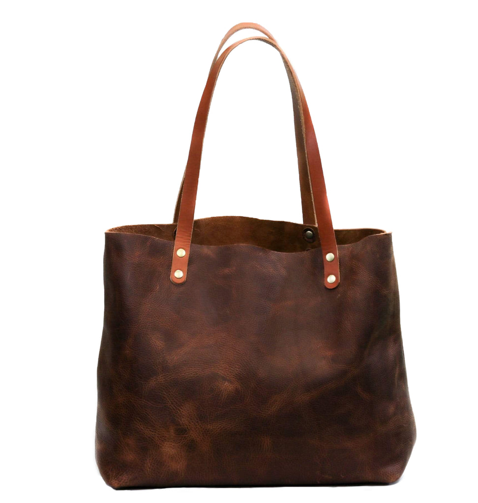 Large shop tan tote